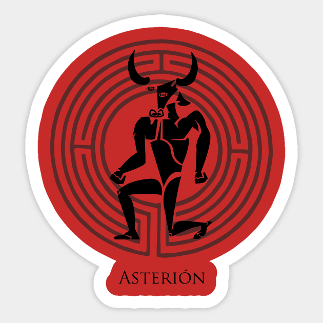 Asterion Sticker by NoxCounterspell